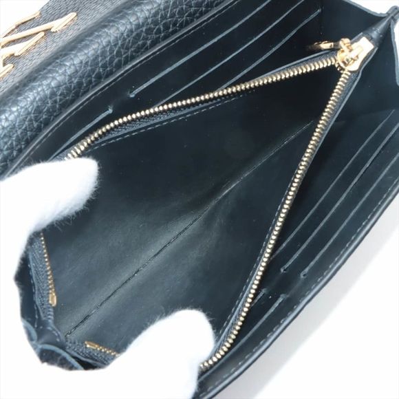 Louis Vuitton Taurillon Portefeuil Capucines Wallet Black - Picture 6 of 7